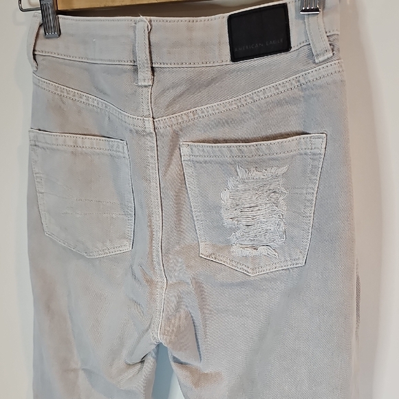 American Eagle Outfitters Gray Skinny Distressed Jeans - Picture 4 of 9